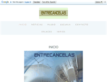 Tablet Screenshot of entrecancelas.com